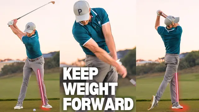 Keep Your WEIGHT FORWARD in the Golf Swing - The #1 Key to Playing Great Golf