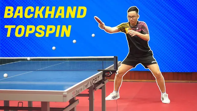 Basic Backhand Topspin | Table Tennis Tutorial | Table Tennis Review [4k]