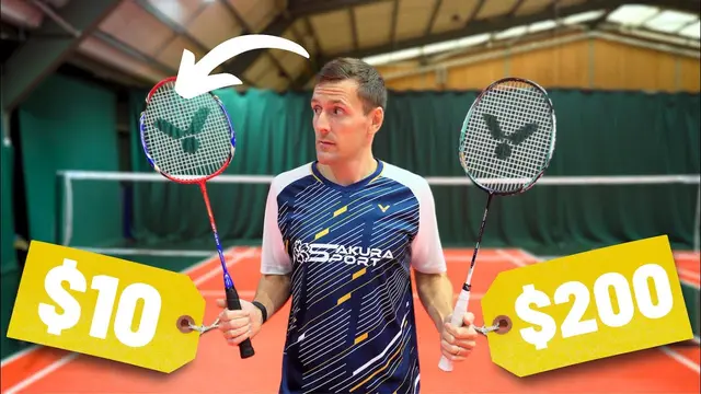 $10 Racket With GOOD Strings vs. $200 Racket With BAD Strings