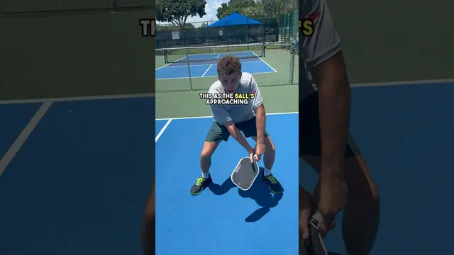 How to hit perfect resets in pickleball! #pickleball #pickleballtips