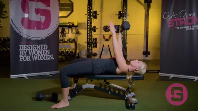 Moms Gone Strong - Flat Dumbbell Benchpress