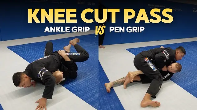 VERY EFFICIENT KNEE CUT PASS BJJ GUARD PASSING