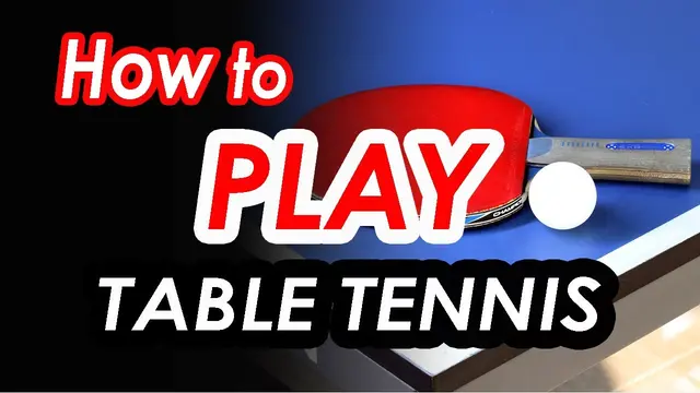 START PLAYING NOW by knowing the RULES to play Table Tennis!