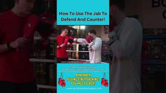 How to defend the Right Hand and Counter using the Jab! #boxing #protips #boxingdrill #defend #howto