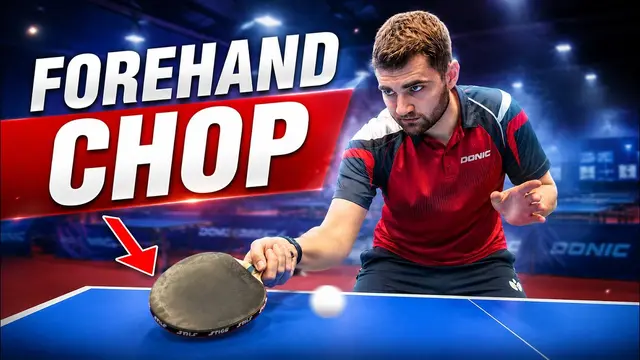 The Most Difficult Shot in Table Tennis | Forehand Push / Chop Tutorial