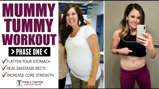 Mummy Tummy Workouts - Postpartum Ab Exercises - Diastasis Recti Safe Workout