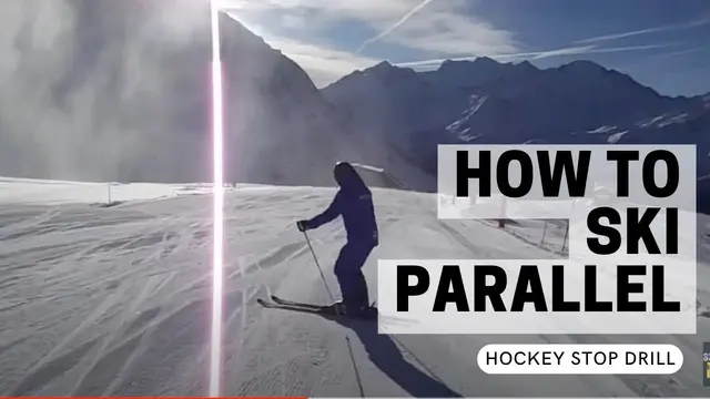 Learn to Ski Parallel Turns - The Hockey Stop Drill