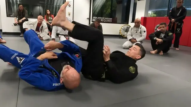 When your opponent refuses to move under your knee on belly