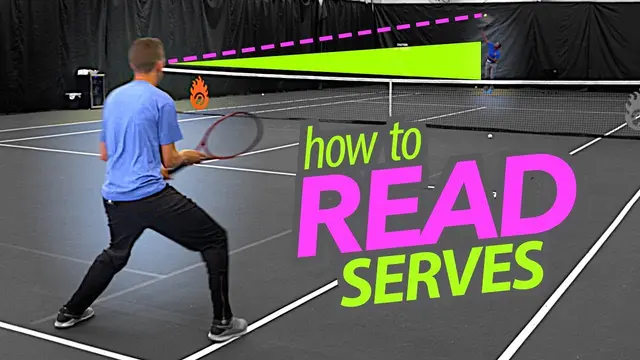 How to READ Serves (and where to focus) on return of serve