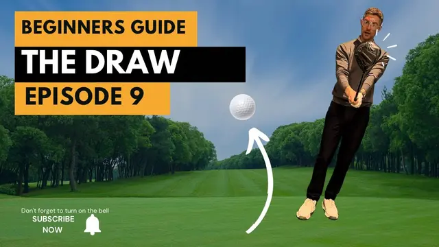 HOW TO HIT A DRAW in two simple steps. Beginner golfers guide to turn the ball left