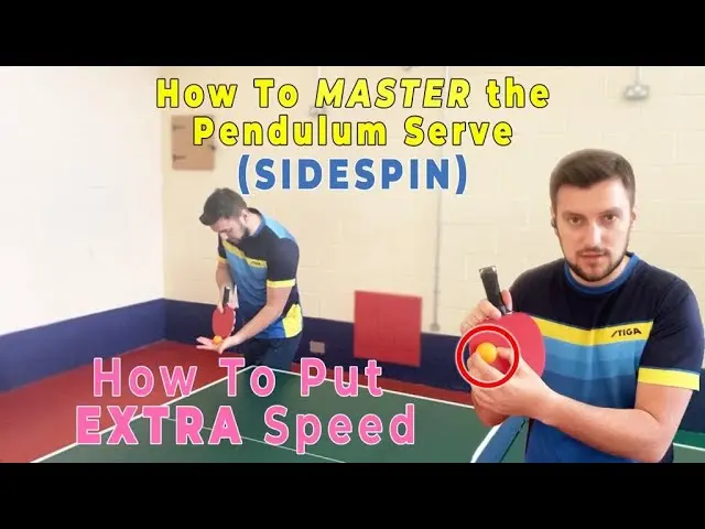 How to LEARN & IMPROVE the PENDULUM "Sidespin" Serve | Table Tennis / Ping Pong| Tutorial to master