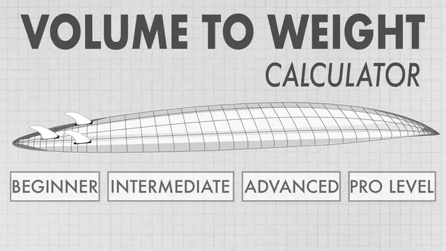 Choosing Surfboard Volume: A Practical Guide to Volume-to-Weight Ratios