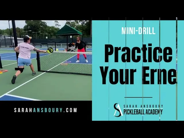 Pickleball Erne Drill with Sarah Ansboury