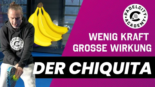 Der Chiquita: Wie funktioniert der Defense-Padel-Schlag und wann nutze ich ihn? | Padel-Schlag