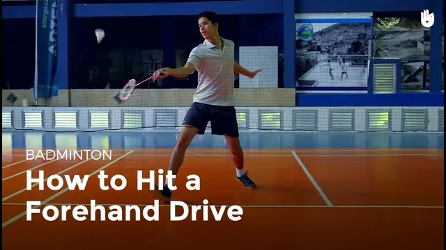 How to Hit a Forehand Drive | Badminton