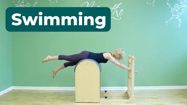 Swimming on the Ladder Barrel ⎮Pilates Encyclopedia