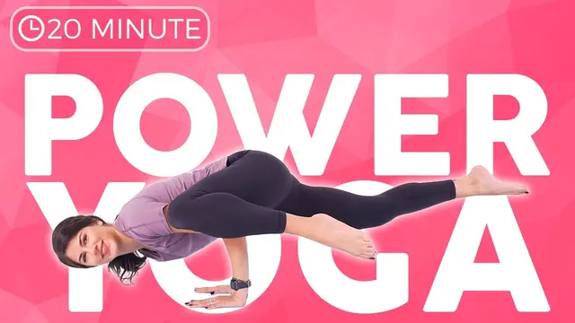 20 minute Intermediate Power Yoga | Arm Balances: Crow & Hurdler's Pose