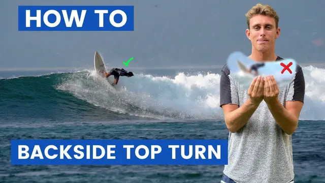 LEARN TO SURF | Backside Top Turns