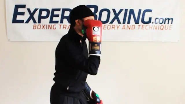 Keeping Right Shoulder High in Boxing Stance