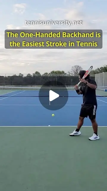 One-Handed Backhand