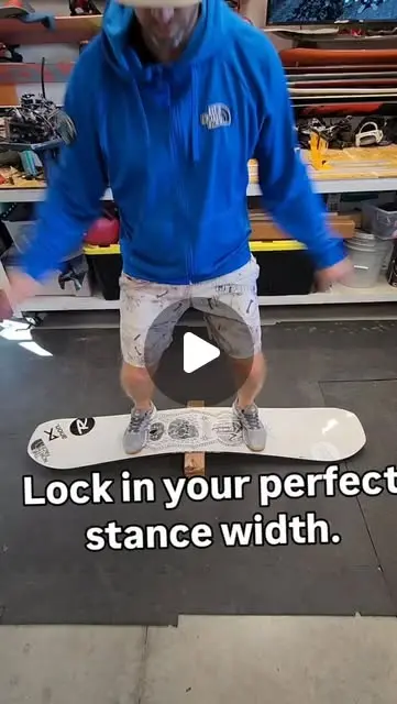 The width of your snowboard stance changes how the board ...