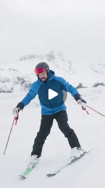 the inside ski tap. As your snowplough turn nears completion, simply ...