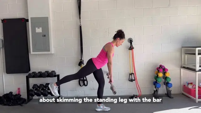 Barbell Single-Leg Romanian Deadlift RDL