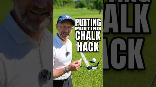 Master Your Putting Alignment With Chalk #golf #golftips