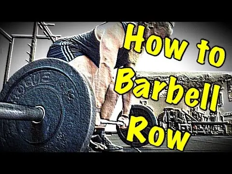 "How To" Barbell Row