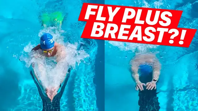 Breaststroke Swim Drill: Breaststroke Pull, Butterfly Kick