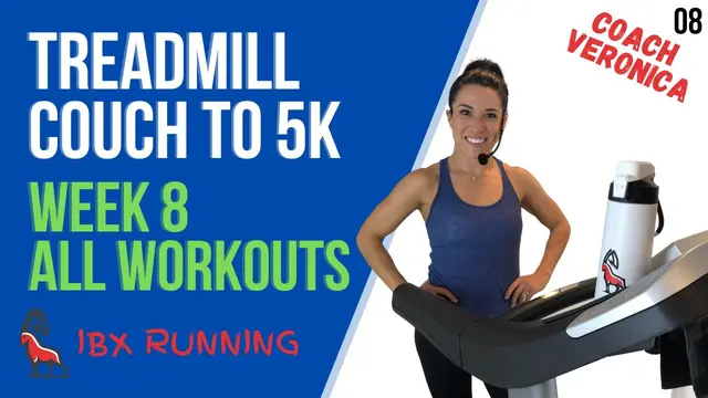 COUCH TO 5K | Week 8 - All Workouts | No Music | Treadmill Follow Along! #IBXRunning #C25K