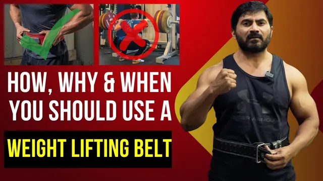 How, Why & When you should use a WEIGHT LIFTING BELT - VENKAT FITNESS TRAINER