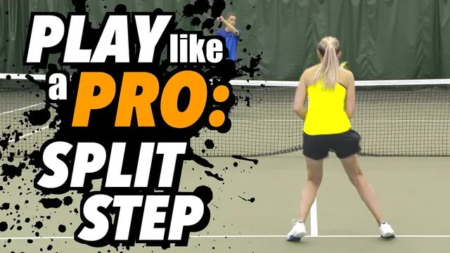 How to PLAY like a PRO: Split Step - tennis lesson