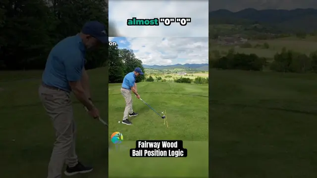 Fairway Wood Ball Position Logic #golf #golftips