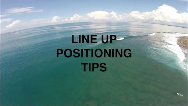 Reading Waves Part 2 - Positioning in the Line Up