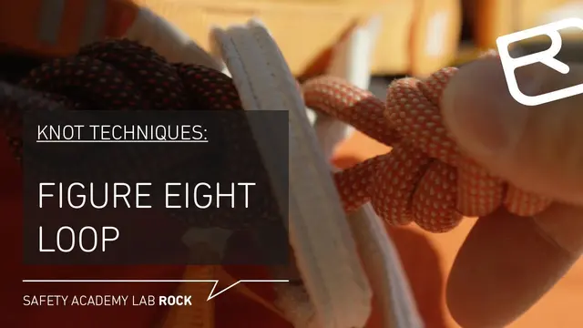 Figure eight loop: Knot techniques for alpine climbing – Tutorial (12/43) | LAB ROCK