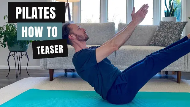 Pilates Guide: How to do the Teaser Exercise | at home workout