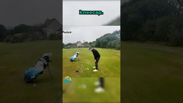 Perfect GOLF POSTURE: Find Your Ideal Distance to the ball #shorts