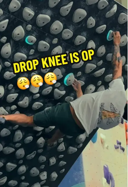 Mastering the Drop Knee Technique in Kilterboard Climbing | TikTok