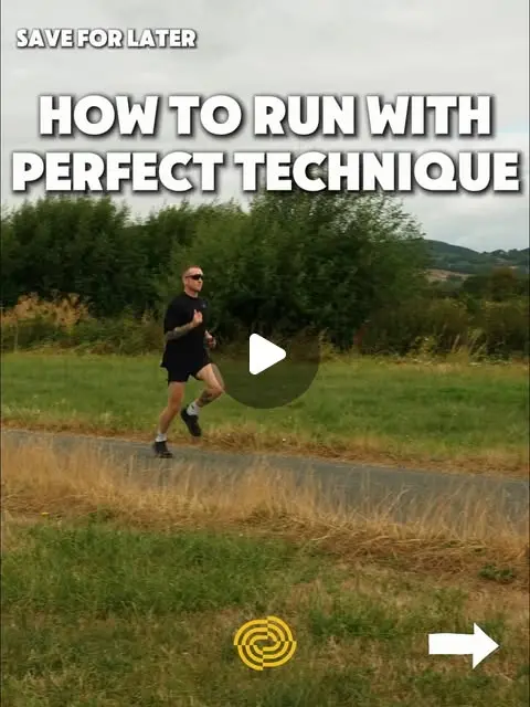 run tall, don't collapse through the hips ✅ Chest pulled ...