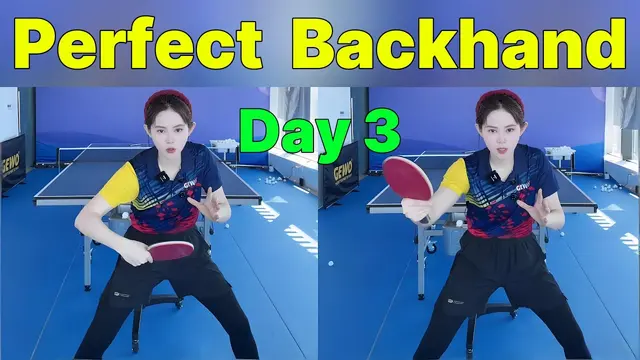 Day 3 of Your Table Tennis Journey: A Beginner's Guide to the Flawless Backhand Drive
