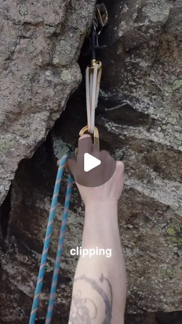When clipping your rope a quickdraw, the best method to ...