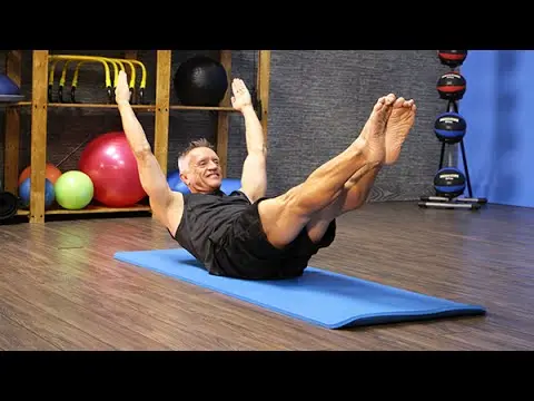 Pilates Mat Double Leg Stretch