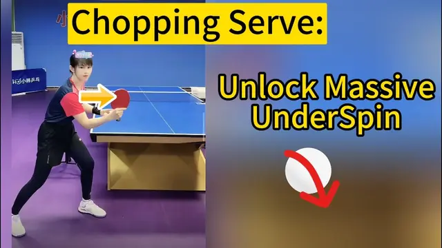 🔻Chopping Serve Masterclass: Unlock Massive Underspin