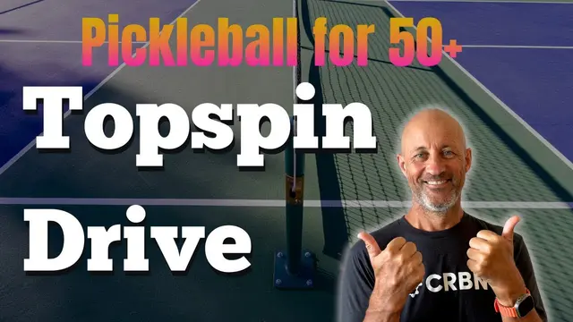 Pickleball Forehand Topspin Drive (Over 50? Easy Power & Control)