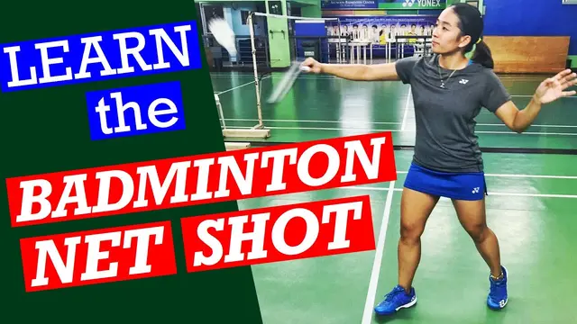 LEARN the BADMINTON NET or COUNTER SHOT- Dominate the front of the court with the net shot #netshot