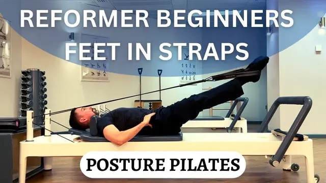Pilates Reformer, Beginners Feet in Straps Series. Beg/Int.