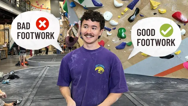 Climbing Footwork 101: Master Pushing + Pulling With Your Feet