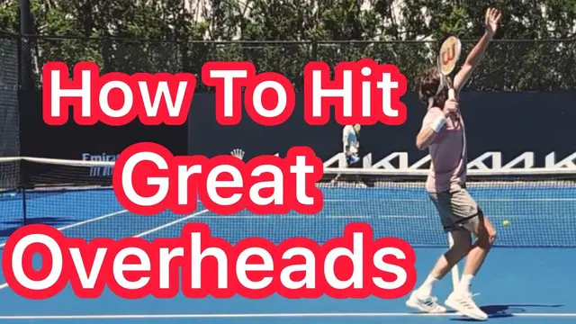 How To Hit Great Overheads In Tennis (Stefanos Tsitsipas Technique)
