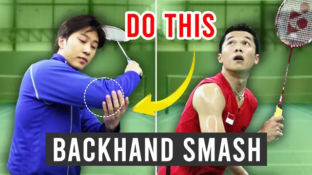 5 Steps to BACKHAND SMASH like Taufik Hidayat
